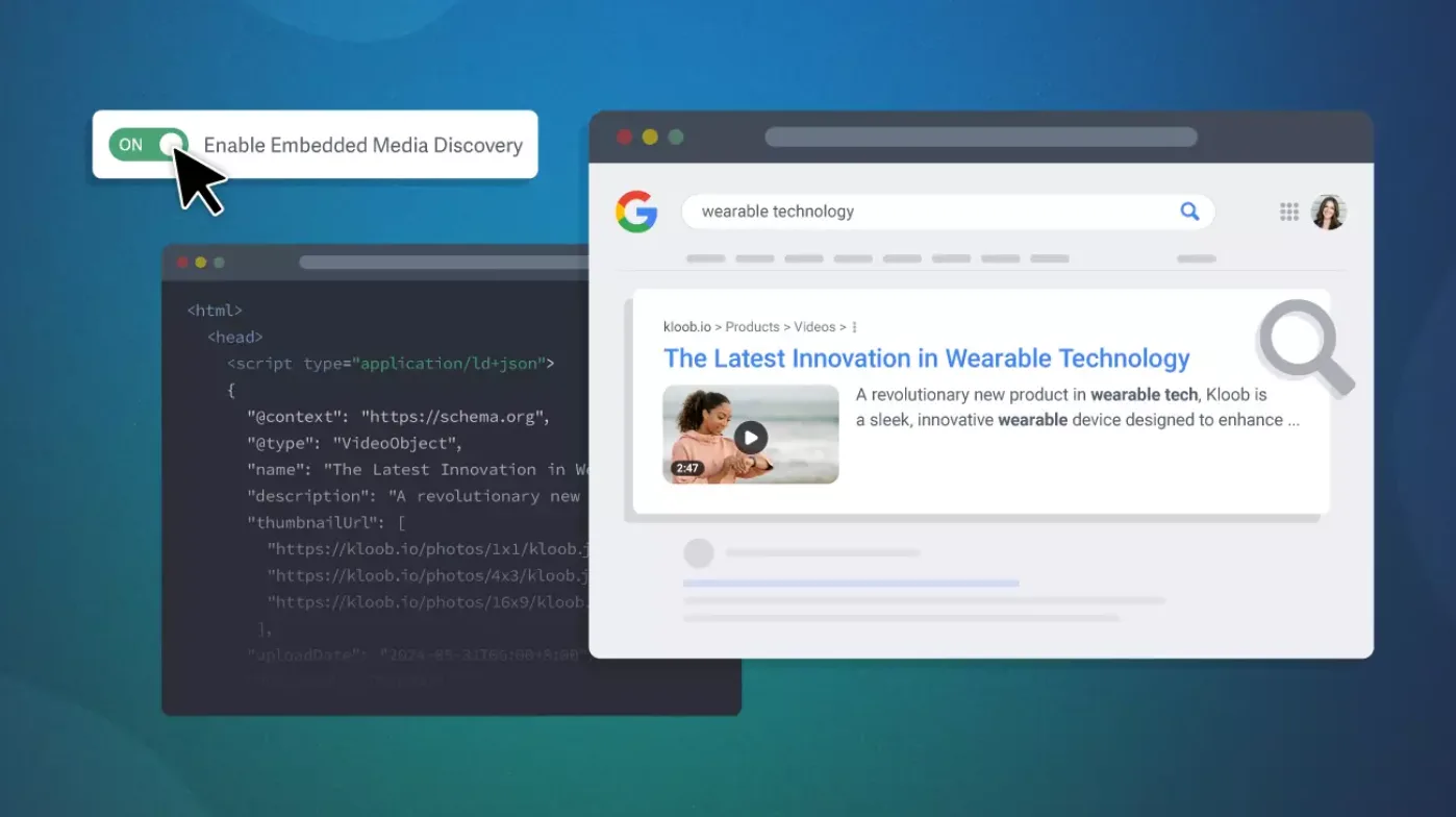VideoObject Schema connecting an embedded YouTube video to Google Search
